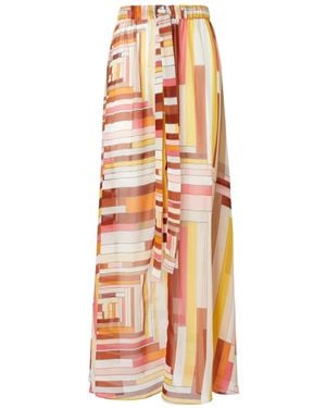Missoni Printed Maxi Skirt - Orange