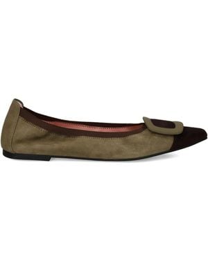 Pretty Ballerinas Ella Pointed-Toe Balle Flats - Brown