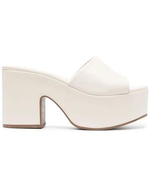 Larroude 100Mm Miso Sandals - Natural