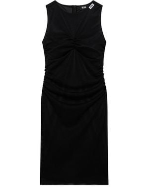 Gcds Drapiertes Midikleid - Schwarz