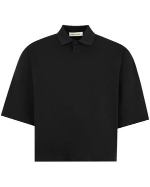 Fear Of God Signature 90S Cropped Polo Shirt - Black