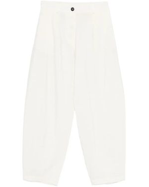 Cordera Buttoned Pants - White