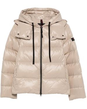 Peuterey Kenid Hooded Padded Coat - Natural