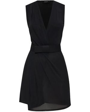 DSquared² Wickelkleid mit Gürtel - Schwarz