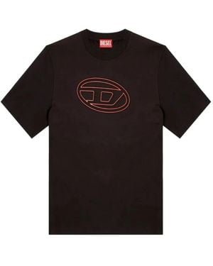 DIESEL T-Adjust-Bigoval T-Shirt - Black