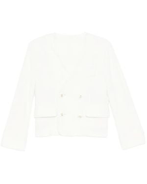 Undercover Double-Breasted Jacket - White