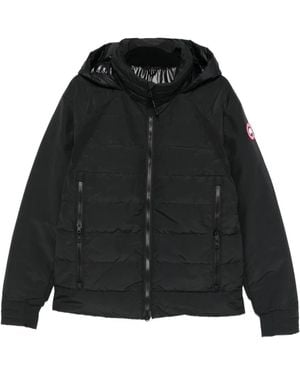 Canada Goose Logo-Patch Padded Jacket - Black