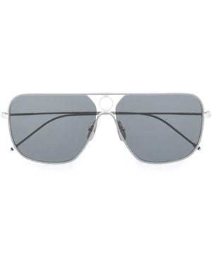 Thom Browne Gafas de sol con montura rectangular - Multicolor