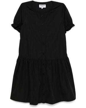 Chocoolate Robe À Manches Courtes - Black