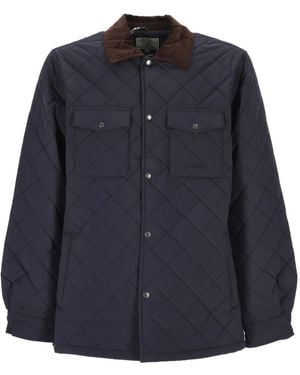 Mc2 Saint Barth Quilted Pocket Jacket - Blue