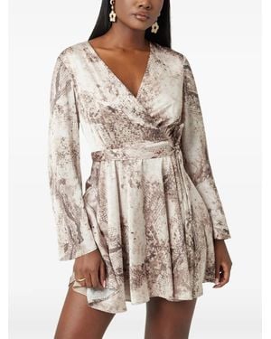 Guess New Laila Animal-Print Dress - Natural