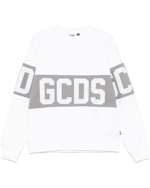 Gcds Logo-Print Sweatshirt - White