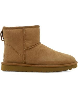 UGG Classic Mini Leather Boots - Brown