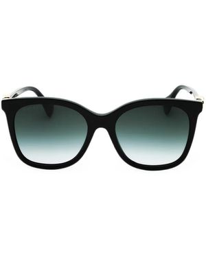 Gucci Geometric-Frame Sunglasses - Black