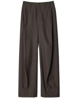 Lemaire Baggy-Hose Aus Tropischem Wollgemisch - Braun