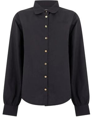 Roberto Cavalli Camicia Con Ricamo - Blu