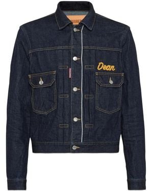 DSquared² Rebel Denim Jacket - Blue