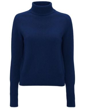 Victoria Beckham Marie Roll-Neck Jumper - Blue