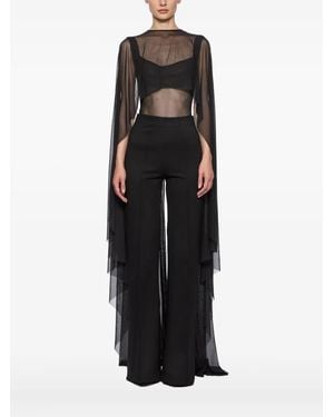 Atu Body Couture Body Semi Trasparente - Nero