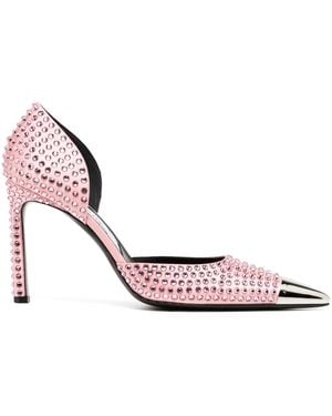 Sergio Rossi X Area Dagger Court Shoes - Pink
