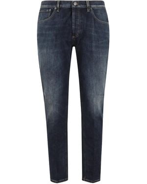 Dondup Faded Wash Jeans - Blue