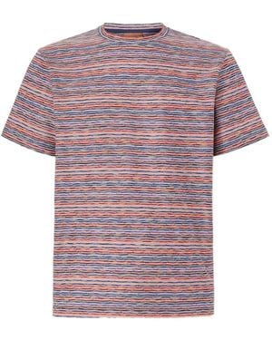 Missoni Zig-Zag Pattern Crew-Neck T-Shirt - Pink