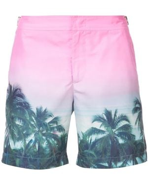 Orlebar Brown Printed Shorts - Blue