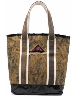 DIESEL Evas Waxed Tote Bag - Green