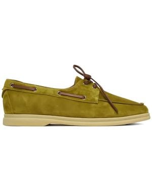 Coccinelle Lace-Up Boat Shoes - Green