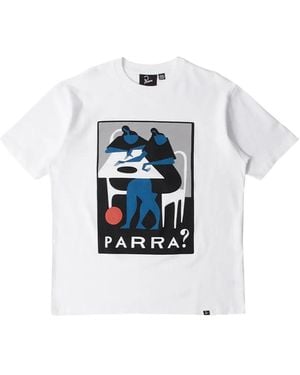 by Parra Graphic-Print Short-Sleeve T-Shirt - White