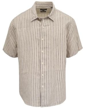 Vince Camisa A Rayas - Blanco