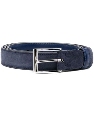 Hogan Gürtel Aus Wildleder - Blau