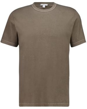 James Perse Crew-Neck Short-Sleeve T-Shirt - Grey
