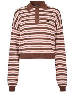 ROTATE BIRGER CHRISTENSEN Polo Slinky En Maille - Red