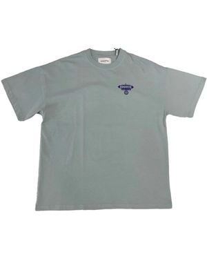 Ateliers de Nimes Augusta Print Cotton T-Shirt - Grey