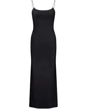 MM6 by Maison Margiela Slip Maxi Dress - Black