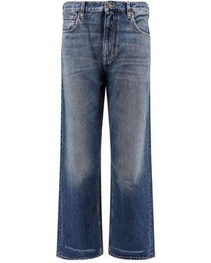 Valentino Garavani Logo-Patch Jeans - Blue