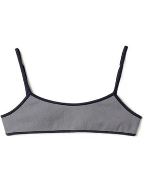Miu Miu Two-Tone Bikini Top - Grey