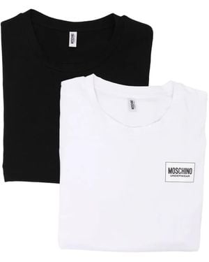 Moschino Logo-Printed T-Shirt (Set Of Two) - Black