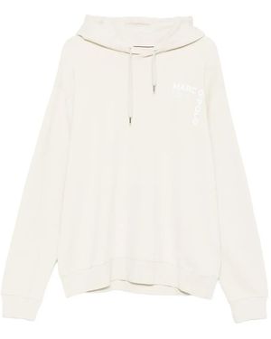 Marc O' Polo Logo-Embroidered Hoodie - White