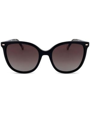 Carolina Herrera Gafas De Sol Con Montura Cat Eye - Negro