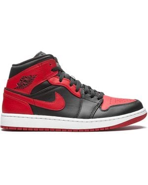 Nike Air 1 Mid Trainers - Red