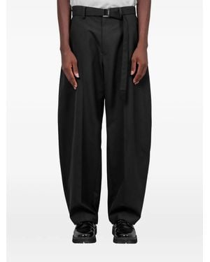 Sacai Belted Trousers - Blue