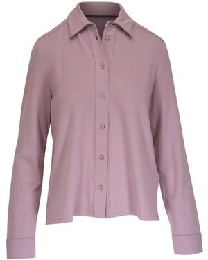 Majestic Filatures Stretch Shirt - Purple