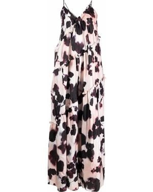 Del Core Ruffle-Detail Jumpsuit - White