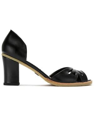 Sarah Chofakian Leather Pumps - Black