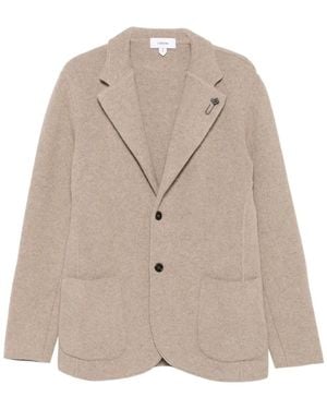 Lardini パッチポケット ジャケット - ナチュラル