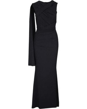 Talbot Runhof Meerjungfrauen-Abendkleid - Schwarz