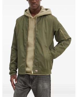 Dickies Zip-Fastening Bomber Jacket - Green