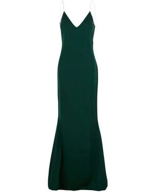 Tom Ford Crystal-Embellished Open-Back Maxi Dress - Green